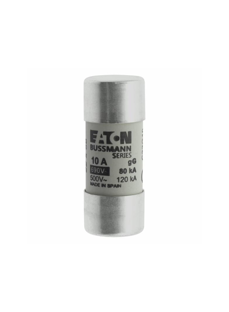 CYLINDRICAL FUSE 22 x 58 10A GG 690V AC Wkładka cylindryczna 22 x 58mm 10A GG 690V AC C22G10 EATON