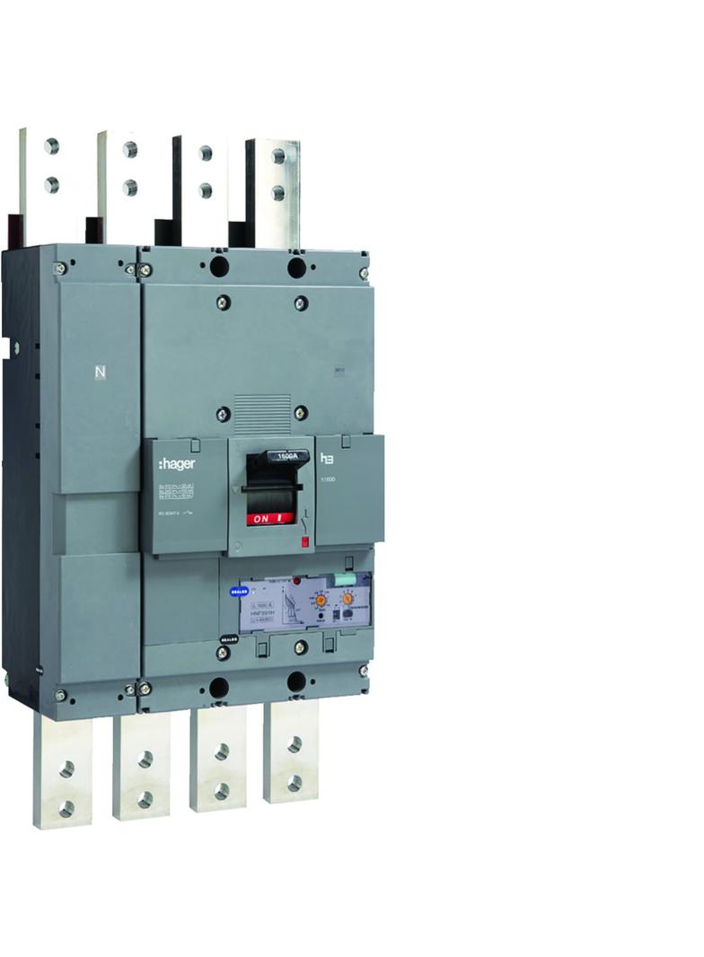 Wyłącznik mocy h1600 4P 50kA 1600A LSI HNF991H HAGER