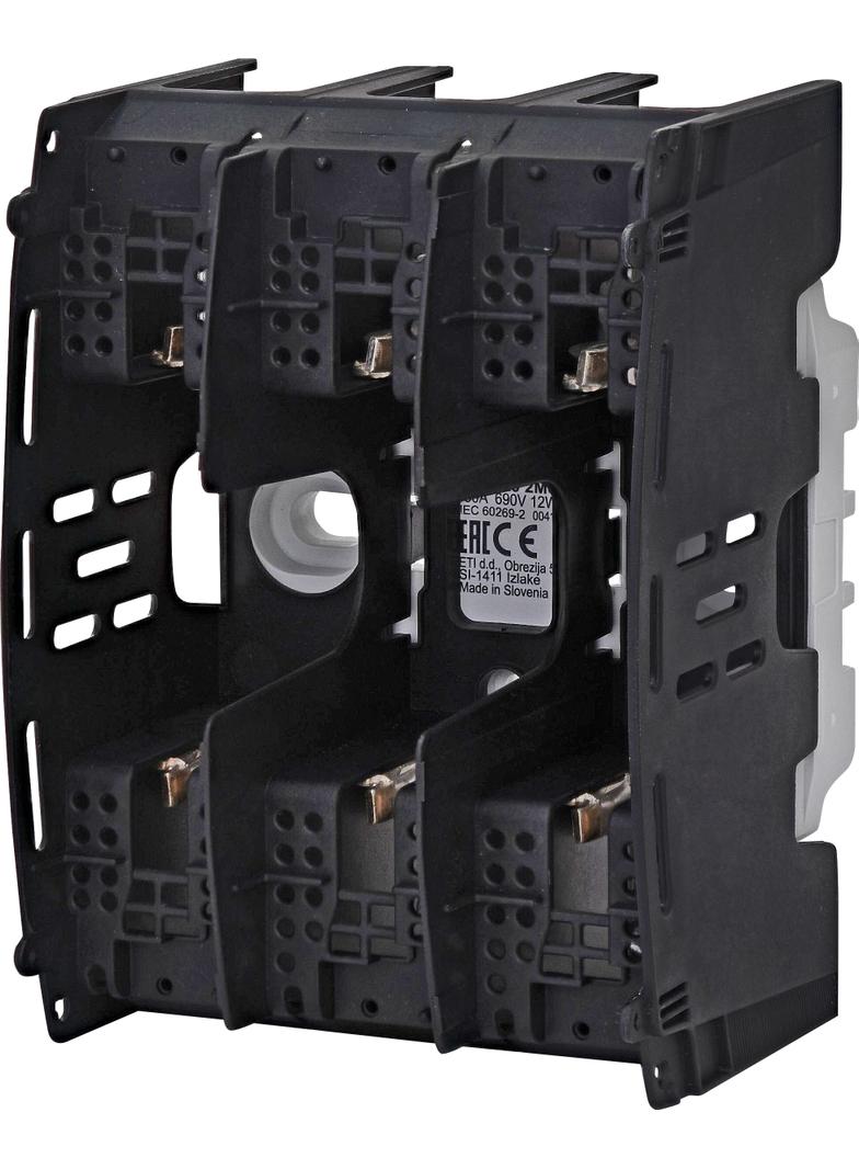 PTI 00 2M6-2M6 3p - Podstawa bezpiecznikowa z osłonami zacisków