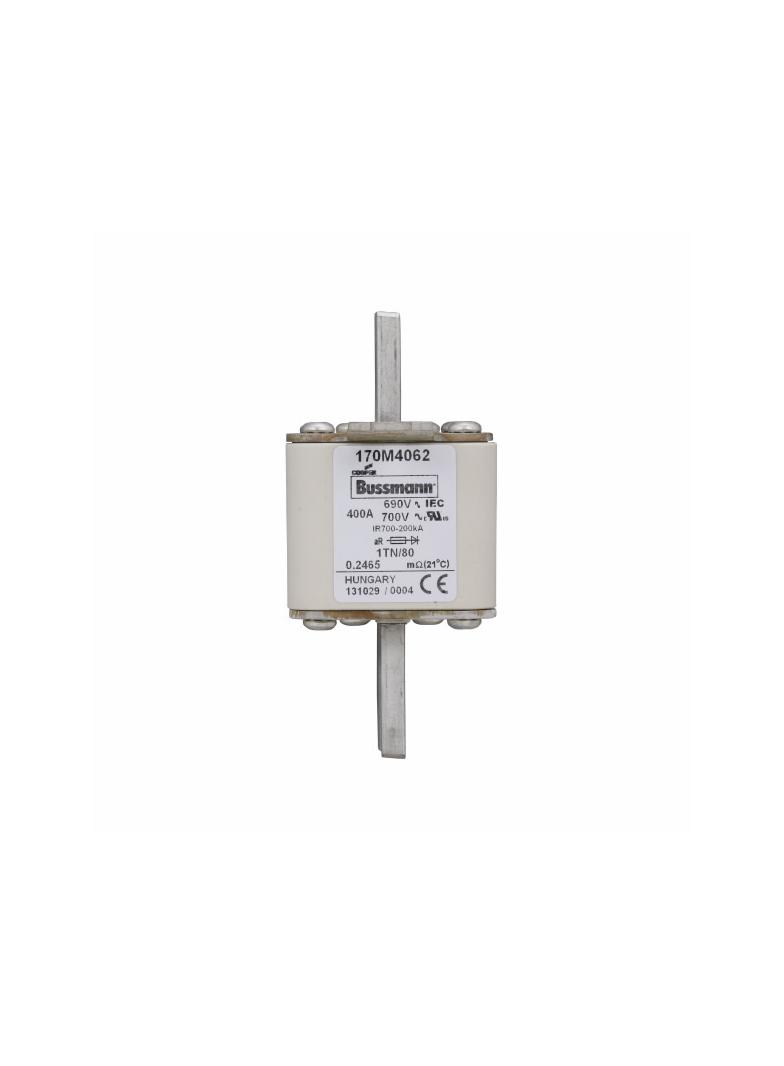 400A 690V 1TN/80 aR INDICATOR FUSE Wkładka szybka 400A AC 690V DIN 1 53x66x108 mm aR DIN 170M4062 EA