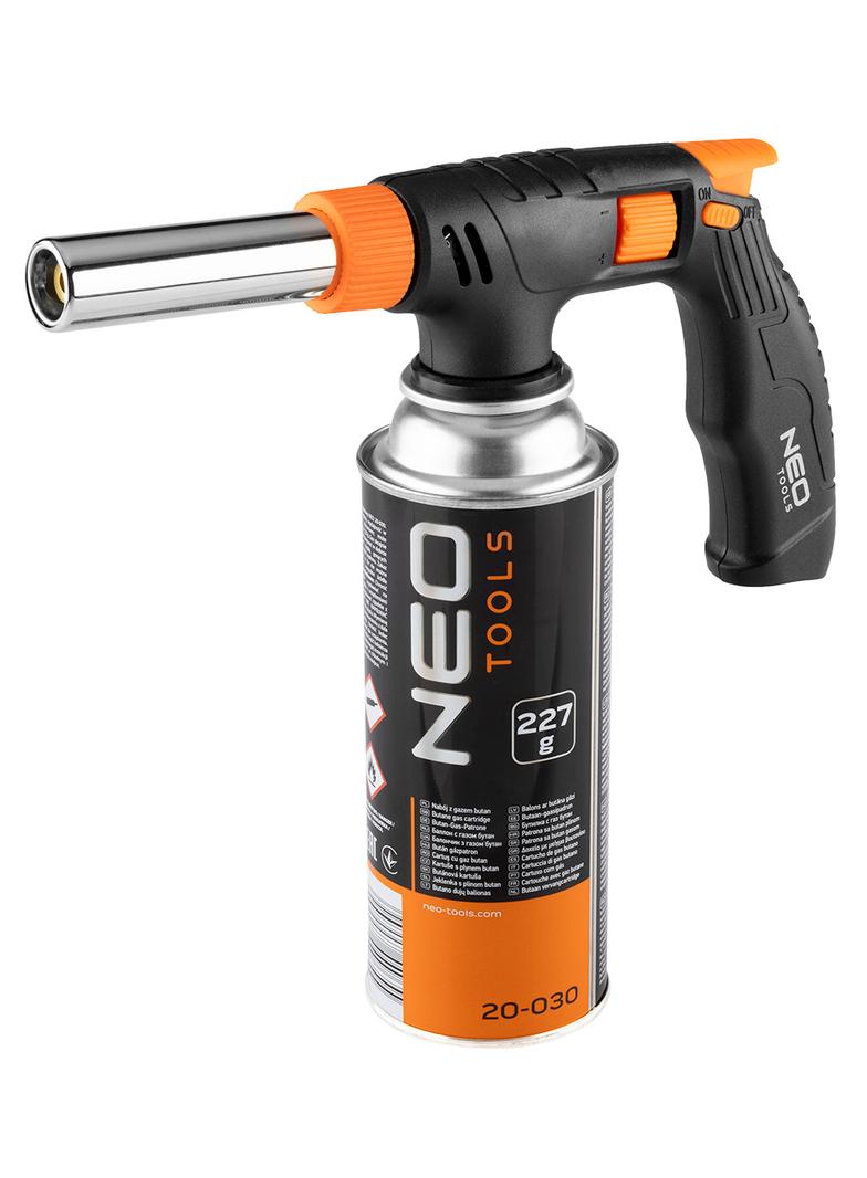 Palnik gazowy z piezo, nakręcany 360st. z regulacją płomienia