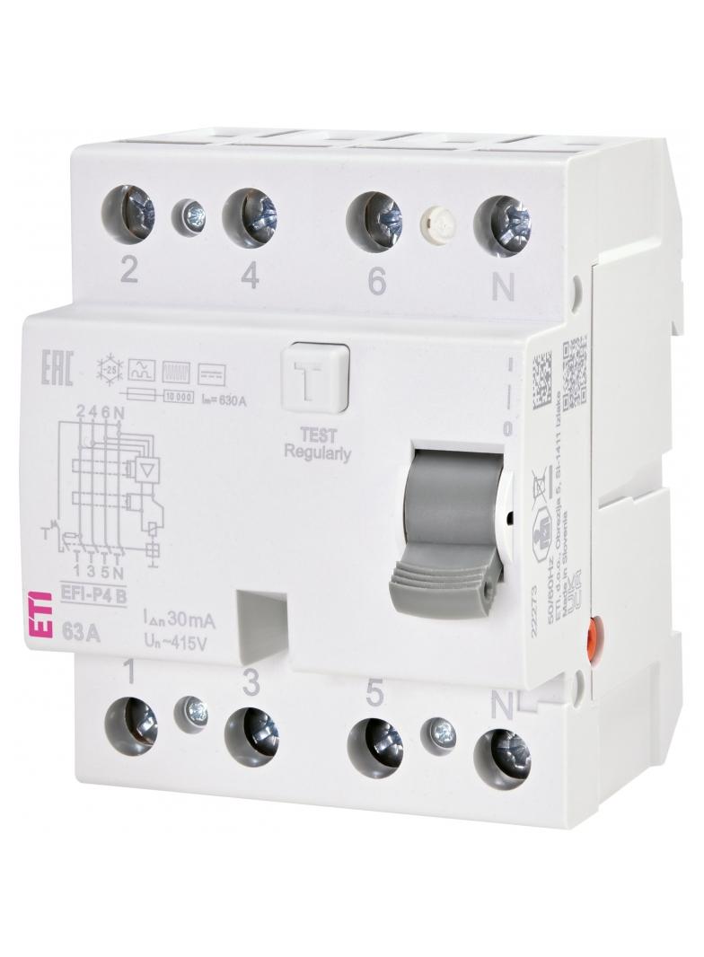 EFI-P4 B 40/0.03 Wyłącznik różnicowoprądowy Typ B 002061952 ETI