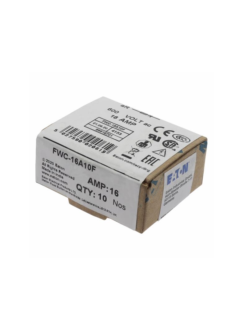 16AMP 600VAC FERRULE 10 X 38MM 16AMP 600VAC cylindryczna 10 X 38mm FWC-16A10F EATON