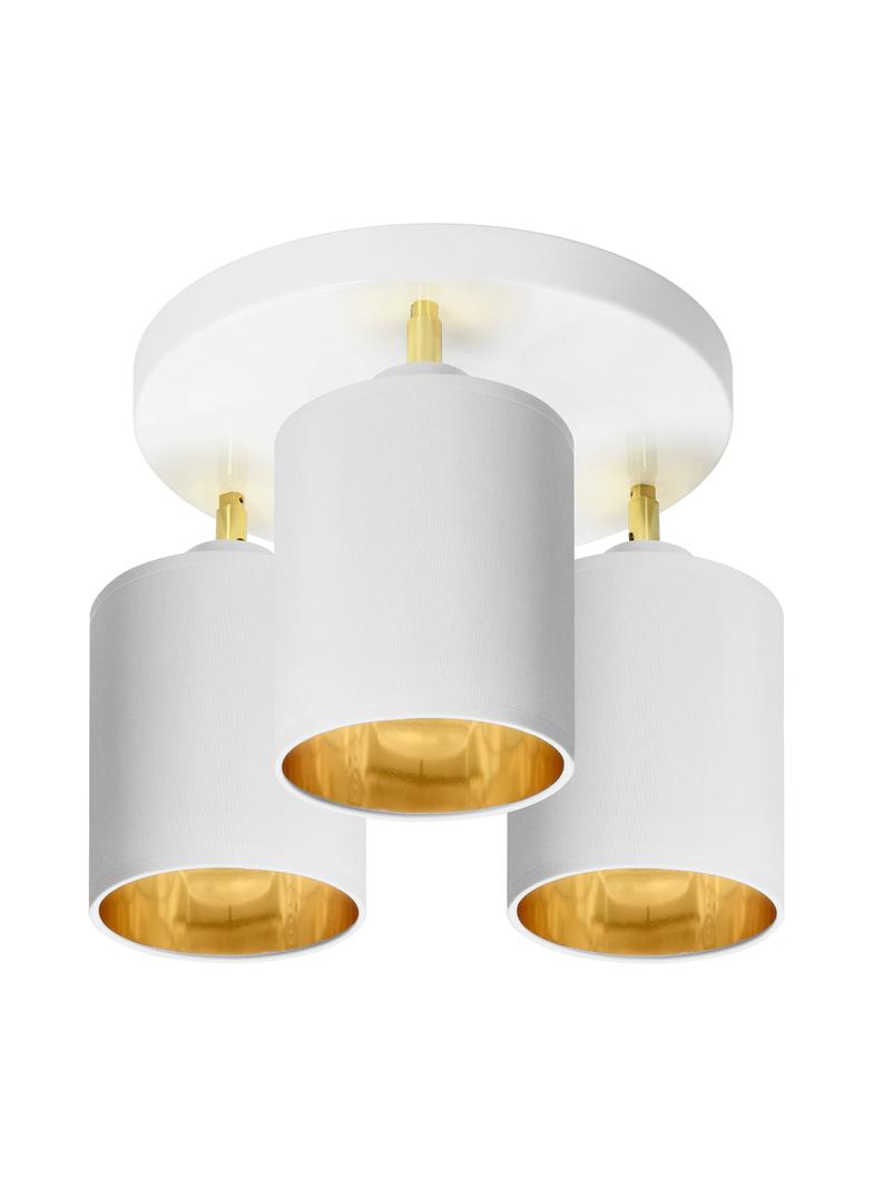 Bati SP 3 oprawa ścienno-sufitowa E27 max. 3x60W biała AD-LD-6270WE27M ORNO