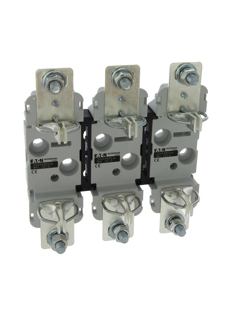 NH1 Triple Pole base CE podstawa NH1 3P 250A mont. szyna DIN i śruby TD1-D EATON