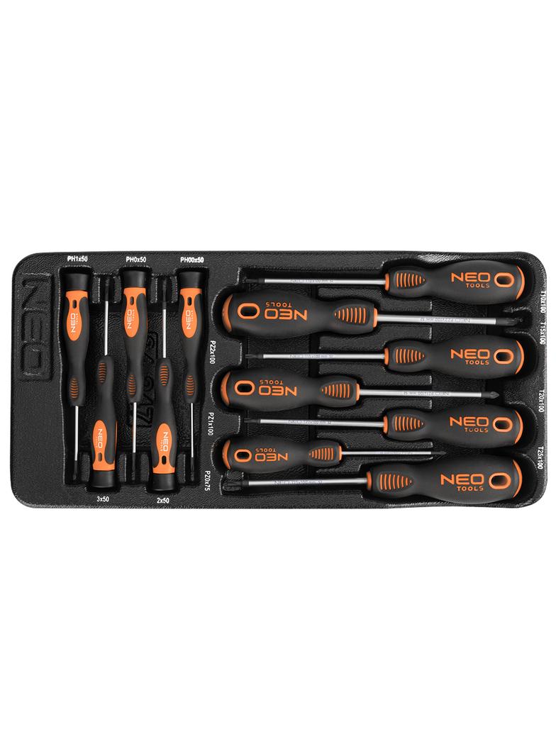 Wkrętaki PZ, TX, precyzyjne, zestaw 12 szt., wkładka