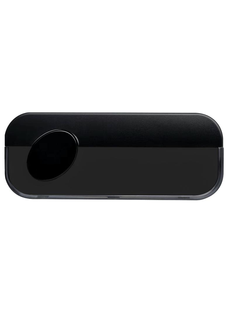 Przycisk dzwonkowy przewodowy, czarny