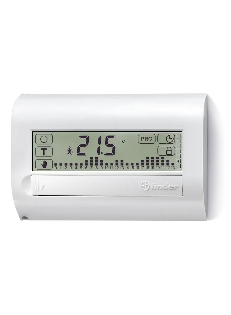 Termostat tygodniowy naścienny z ekranem dotykowym - biały, 1C.71.9.003.0007