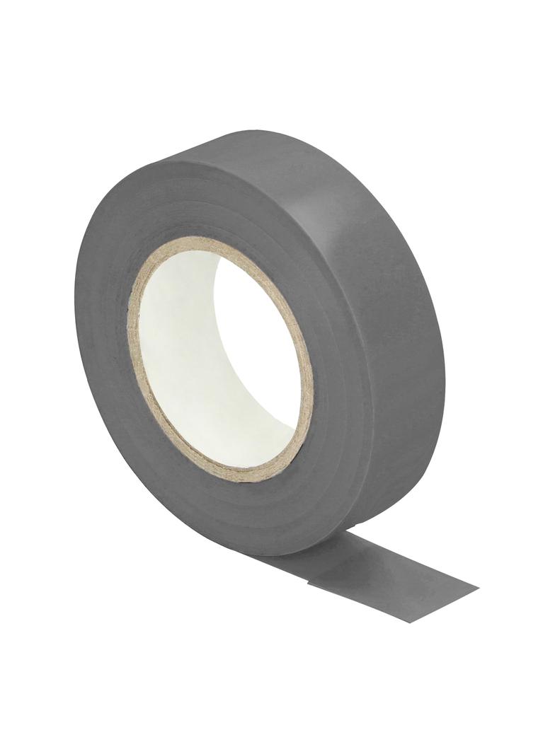 Zestaw 10 taśm izolacyjnych 19mm, szara, uniepalniona, grubość 0,13mm, długość 20m