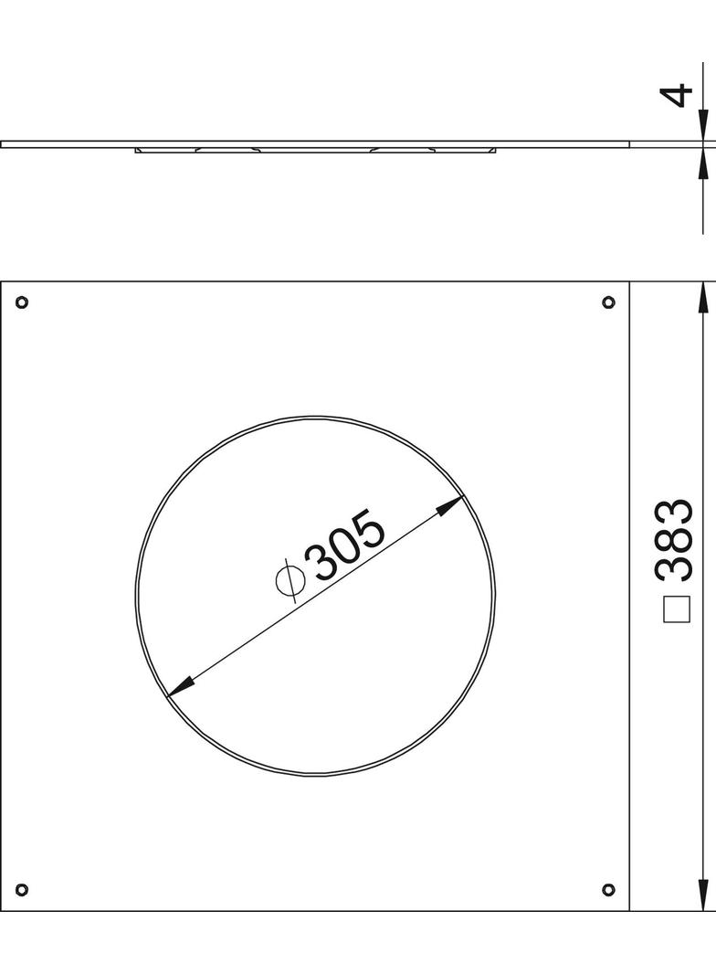 DUG350-3R9, POKRYWA MONTAŻOWA