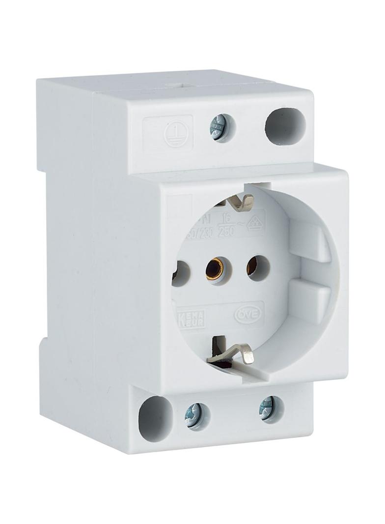 Z-SD230 Gniazdo modułowe 2P+Z 16A 250V Schuko na szynę 266875 EATON