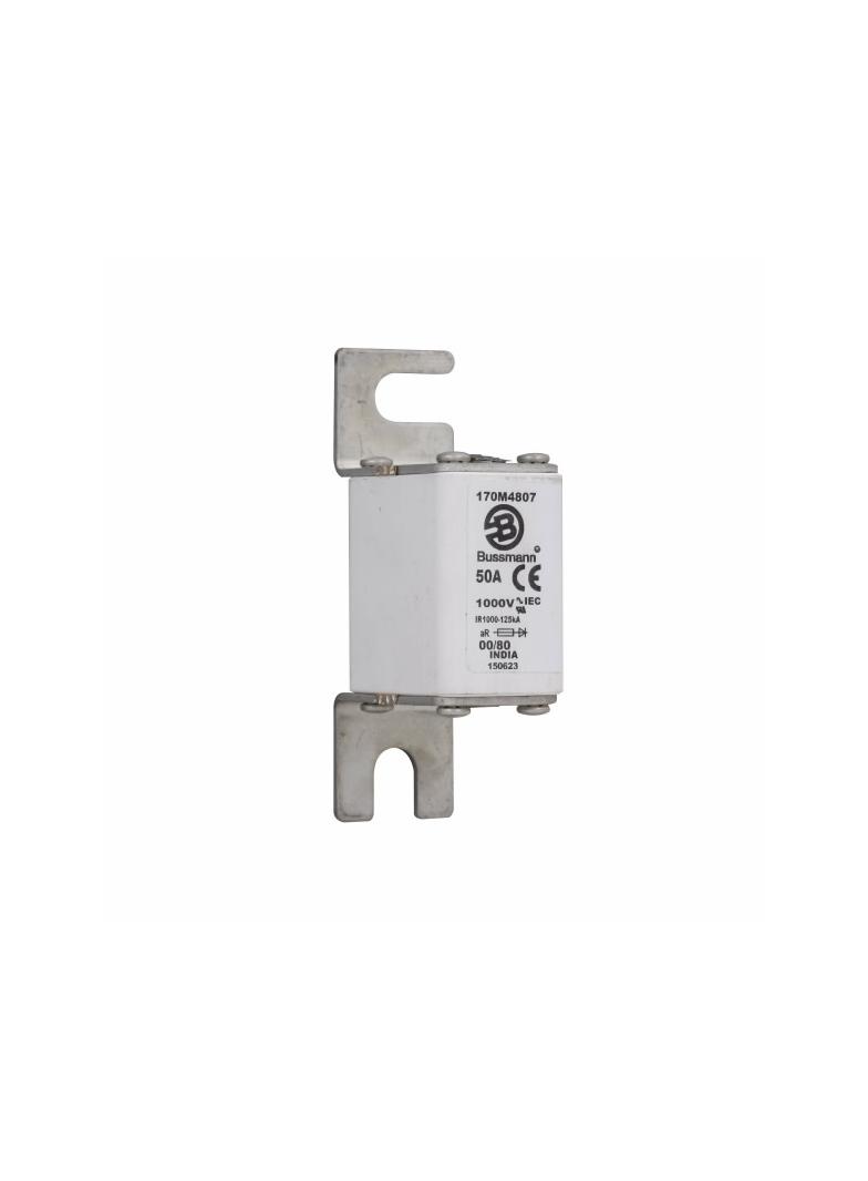 50A 1000V 00/80 aR INDICATOR FUSE Wkładka szybka 50A AC 1000V rozmiar 00 30x47x98 mm aR DIN 170M4807