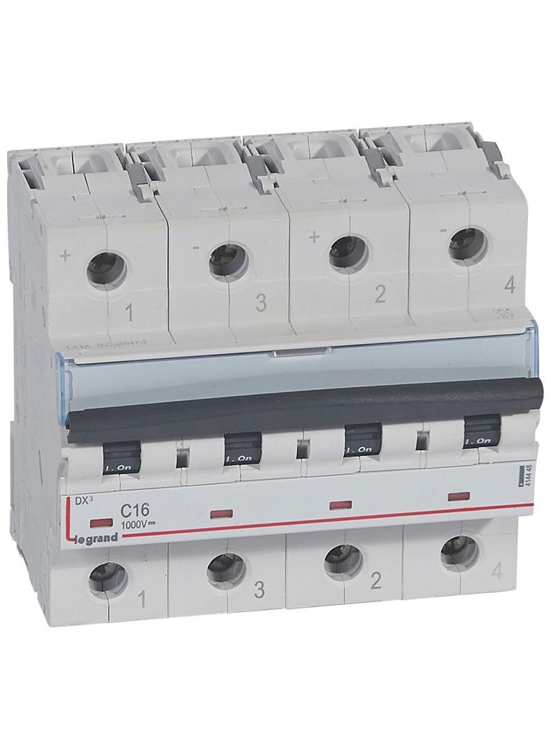 Wyłącznik Nadprądowy PV 2P 16A 1000VDC 414448 LEGRAND
