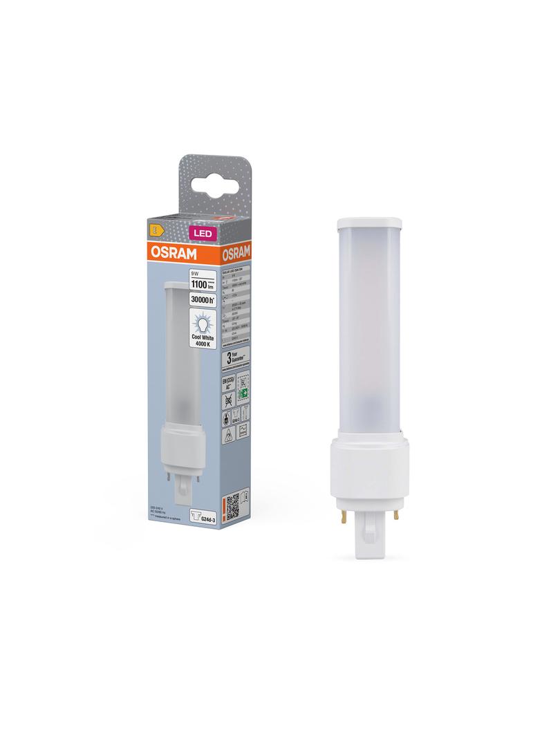 Lampa DULUX D LED FR 26 CCG, AC mains 10W 840 G24d-3