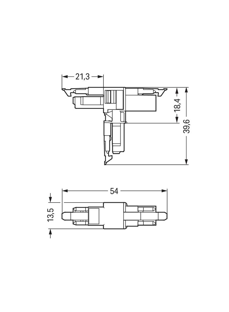 rozgałęźnik typu T /25szt./ WAGO