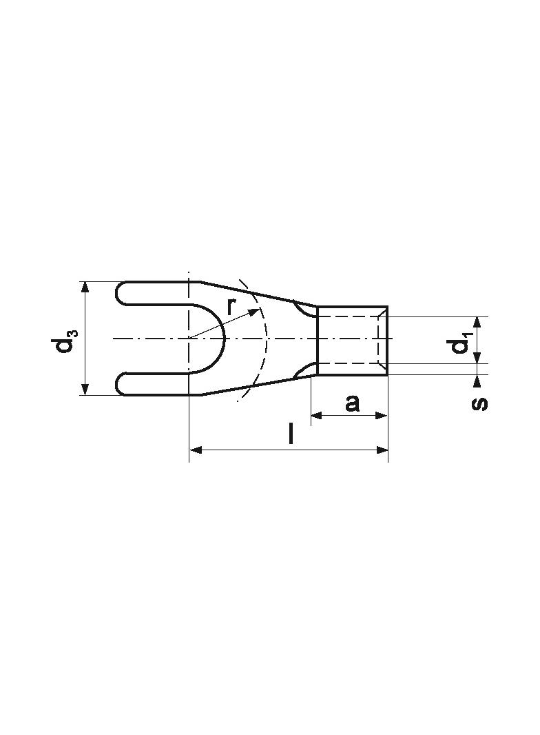 Końcówka aparatowa KNA  4 -  2,5