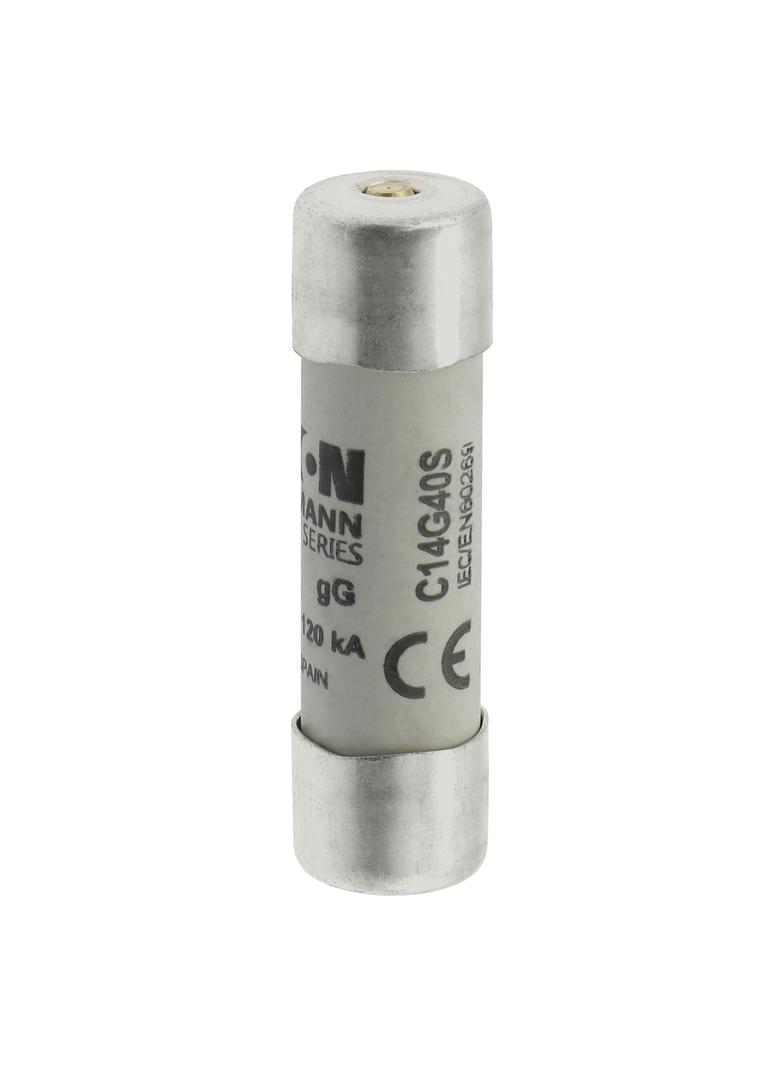 C14G40S Wkładka cylindryczna z wybijakiem 14x51 40A GG 500V AC C14G40S EATON