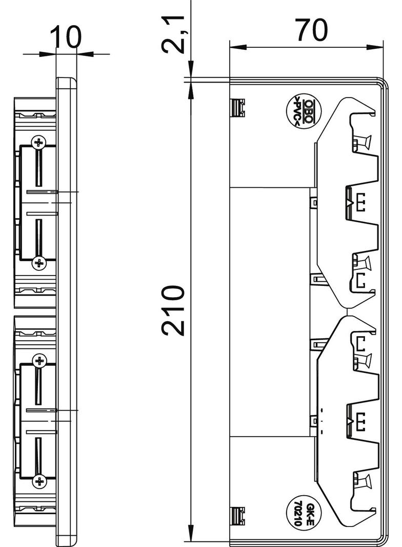 GK-E70210RW, Końcówka