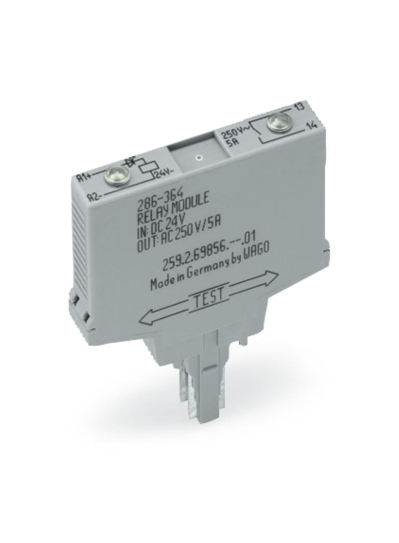 Moduł przekaźnikowy 10mm 24V DC 1z 286‑364 WAGO