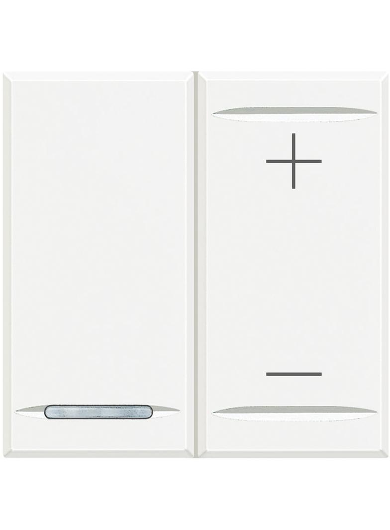 AXOLUTE - ŚCIEMNACZ PRZYCISKOWY 3-400W 2 MODUŁY BIAŁY, Bticino