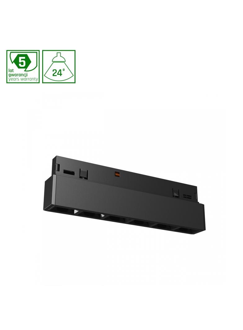 SYSTEM SHIFT NANO - GRID XS OPRAWA LINIOWA 100X12X30MM 6W 24ST CZARNY 5 LAT GW.