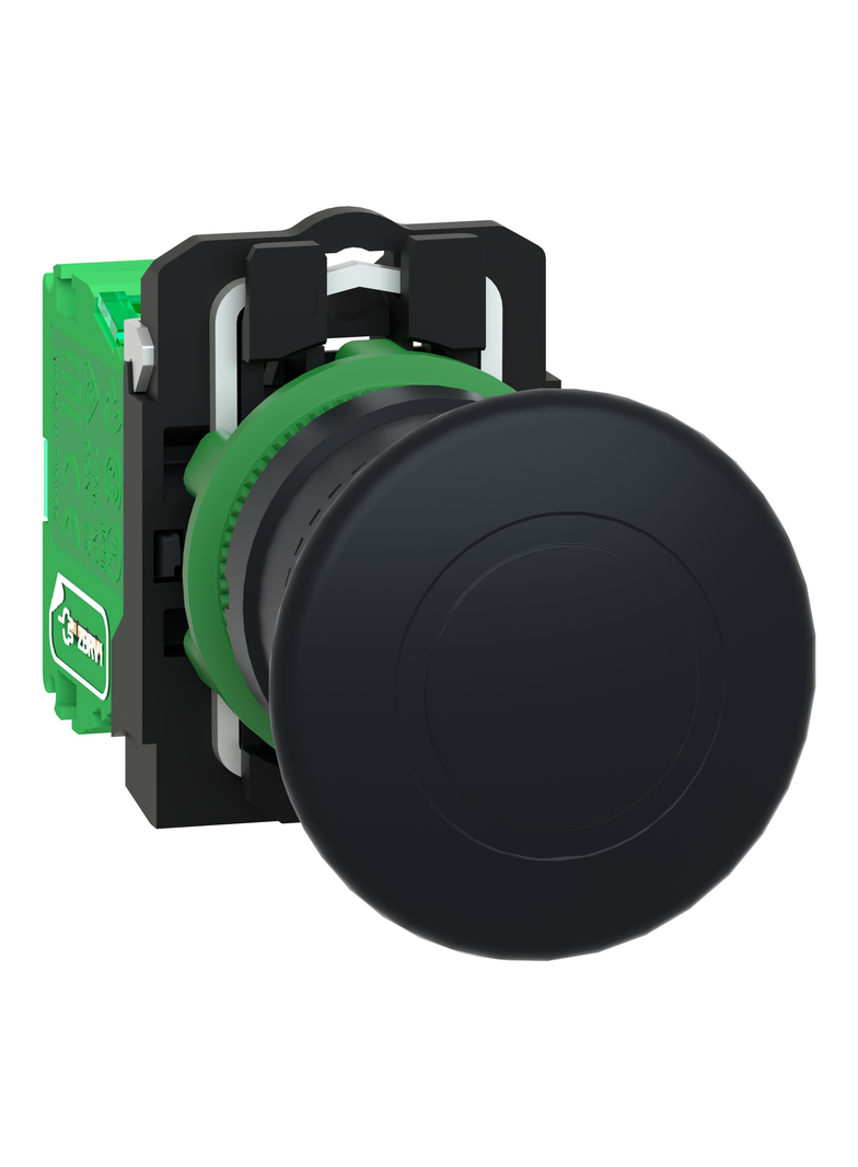 Harmony XB5 Główka bezprzewodowego przycisku grzybkowego + nadajnik, Czarna, 40 mm, Plastikowa, O