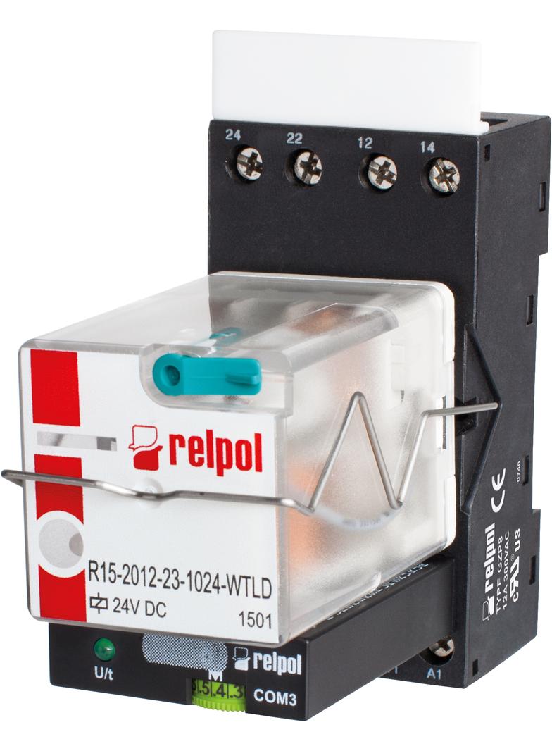 Przekaźnik czasowy PIR153-110DC-00T 3P 110V DC 10A / 250V AC RELPOL