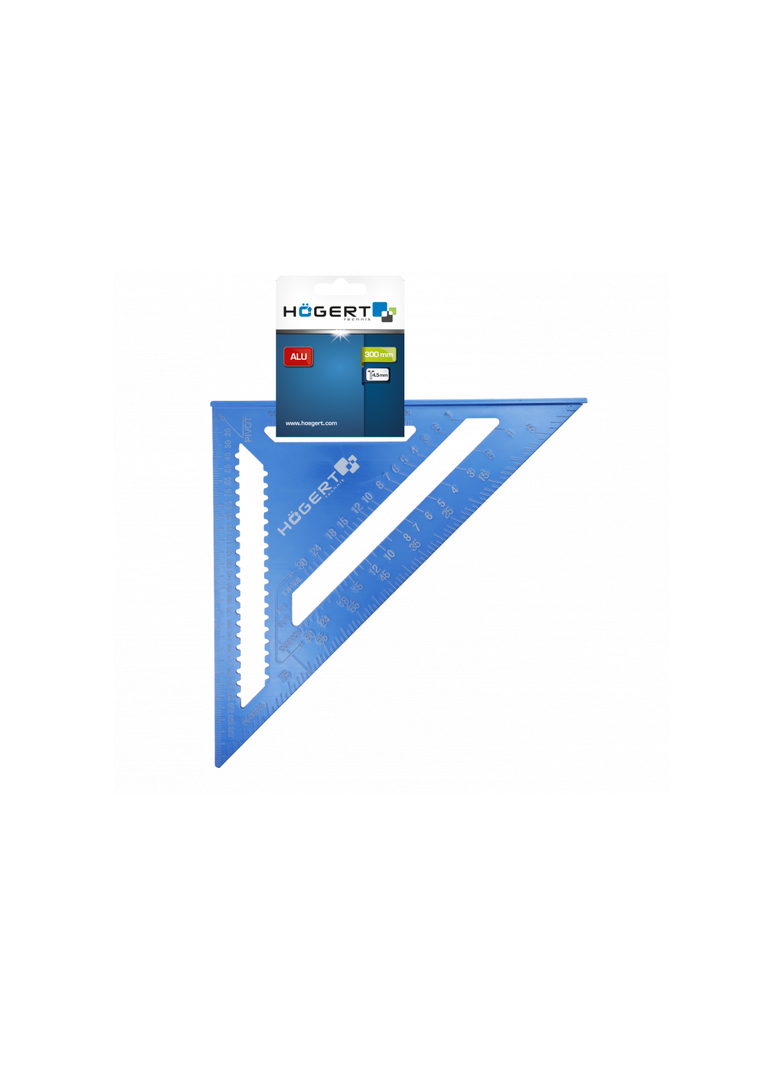 Kątownik aluminiowy stolarski 300mm