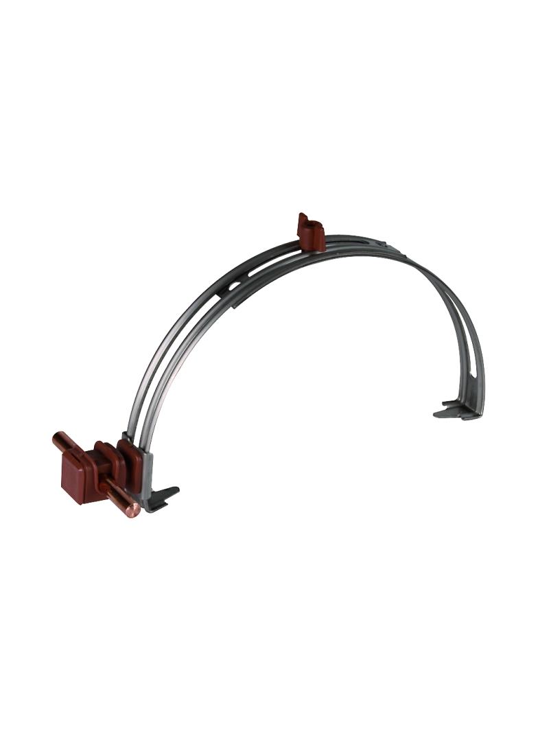 Wspornik dachowy z DEHNsnap, stal nierdzewna NIRO/ tworzywo, brązowy