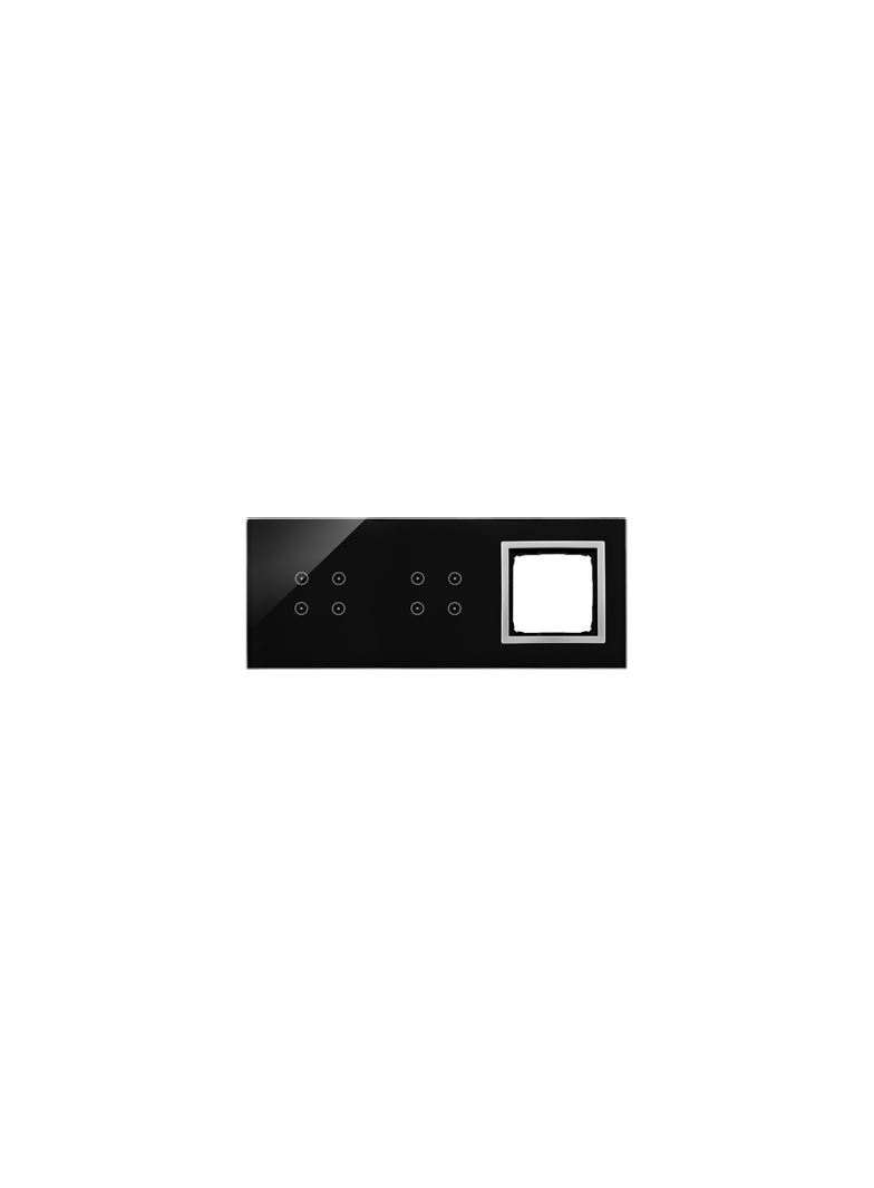 Simon 54 Touch Panel dotykowy S54 Touch 3 moduły 4 pola dotykowe + 4 pola dotykowe + 1 otwór na osprzęt S54 księżycowa lawa DSTR3440/74 KONTAKT