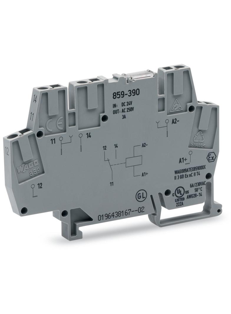 przekaźnik separacyjny 16,8-30VDC 1p /10szt./ WAGO