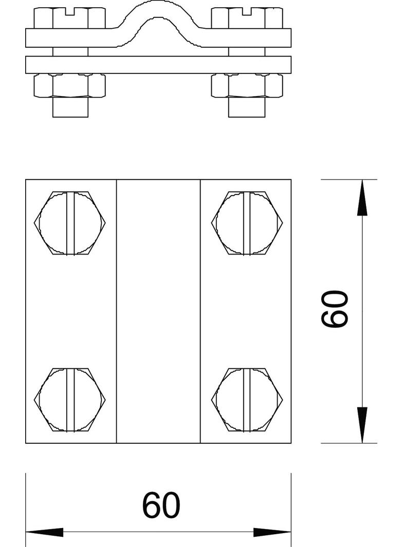 252 S4 V4A Zacisk krzyżowy