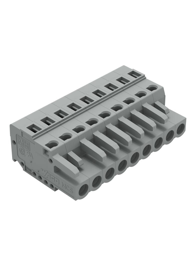 Gniazdo MCS‑MIDI Classic 9‑biegunowe szare raster 5mm 231‑109/102‑000 /50szt./ WAGO