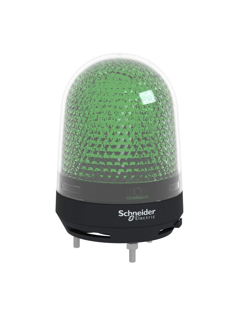 Harmony XVR Sygnalizator świetlny z brzęczkiem pomarańczowy fi100 70-90 dB zintegrowany LED 12-24V DC XVR3B03S Schneider