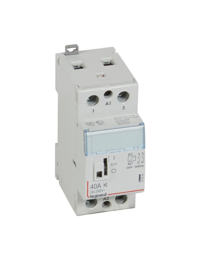 STYCZNIK MODUŁOWY SM 340 40A 230V 2NO CICHY, Legrand