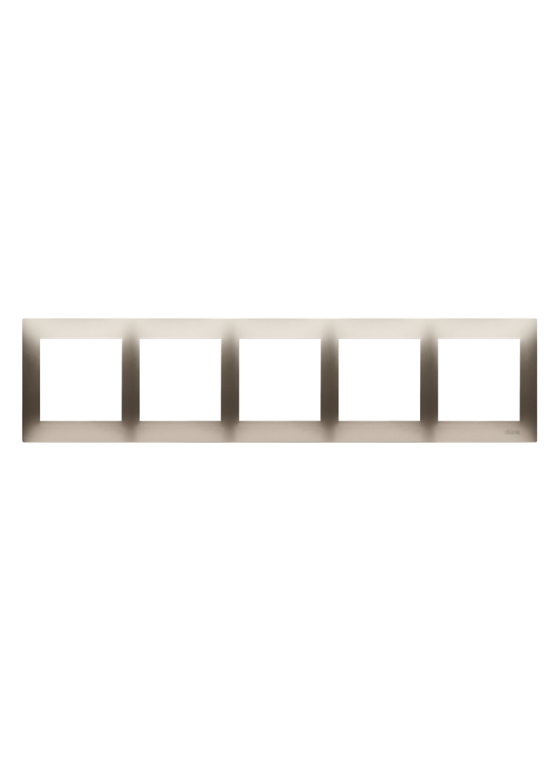 Simon 54 Premium Ramka 5-krotna PREMIUM IP20 / IP44 złoty mat DR5/44 KONTAKT