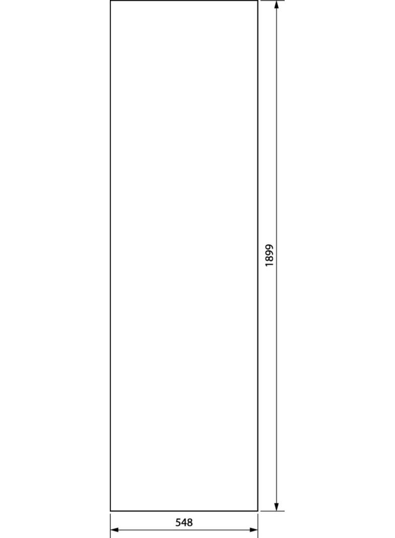 univers Drzwi lewe pełne IP54 kl.II 1900x550mm FZ211SD HAGER