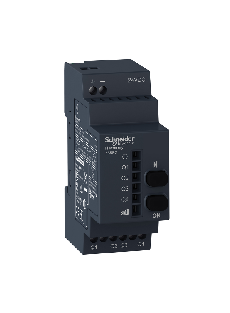 Harmony XB4 Programowalny odbiornik 2 przyciski 6 LED 24 V DC 4 wyjścia PNP ZBRRC Schneider