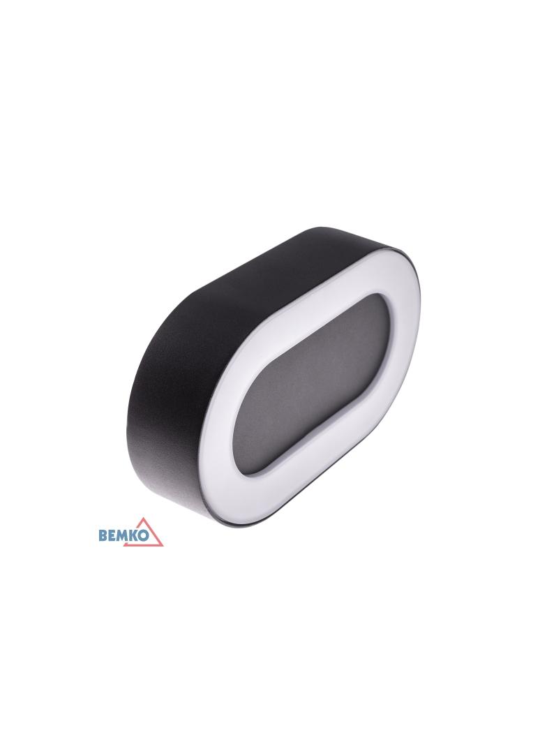 OPRAWA ELEWACYJNA VALIT 10W 4000K 850LM IP54 203X45X123MM OWALNA GRAFIT C25-EL2-O-010GR-4K BEMKO