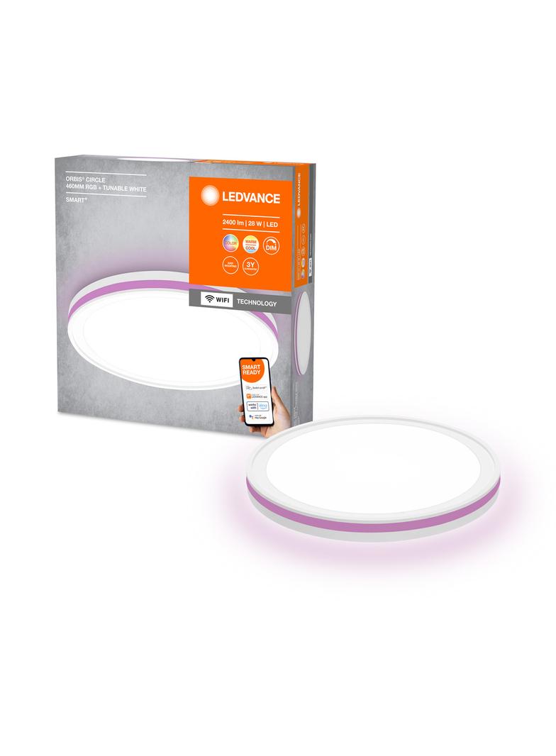 Oprawa SMART+ WIFI ORBIS CIRCLE460 RGB TW WT