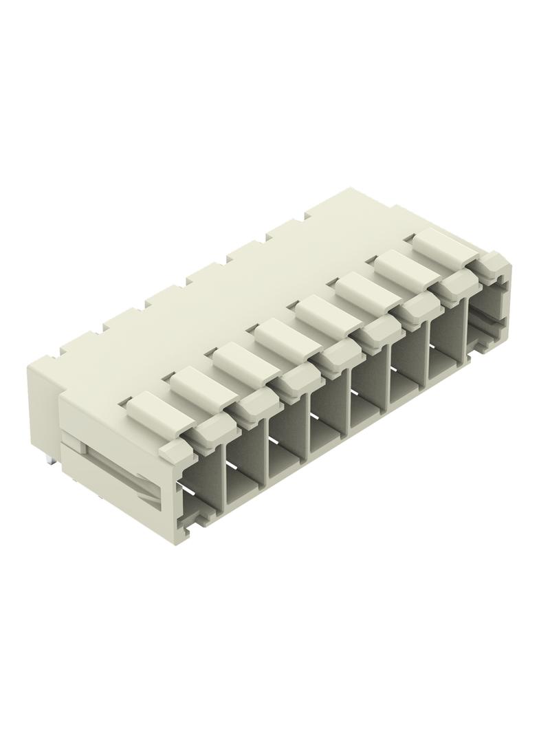 MCS-MAXI gniazdo 8-bieg. jasnoszare raster 7,62 mm /12szt./ WAGO