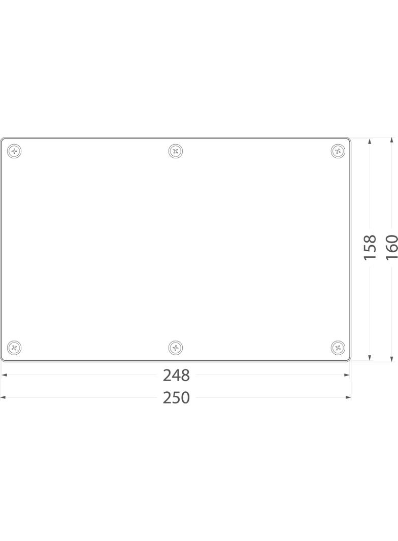Puszka Podtynkowa Elewacyjna Hermetyczna Ppt-EH251 64.251 OPATÓWEK