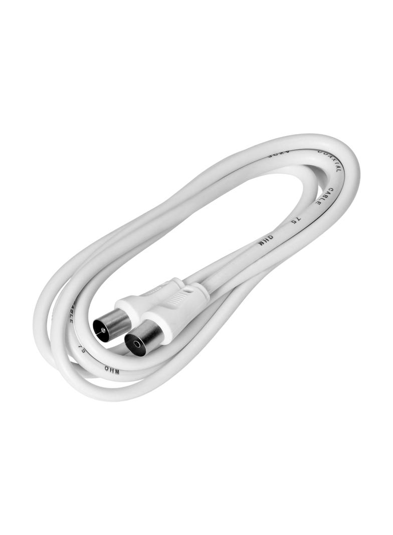 Kabel TV - VIDEO biały 1,8m
