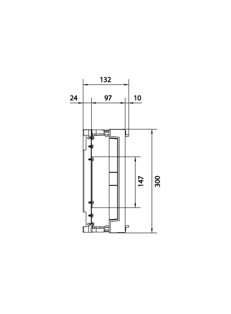 univers N 300x250mm podzespół dla wyłącznika mocy H3+ P160 UK21LH0 HAGER