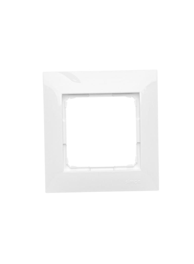 Simon 54 Premium Ramka 1-krotna PREMIUM do puszek karton-gips IP20 / IP44 biały DRK1/11 KONTAKT