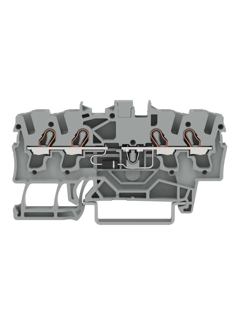 TOPJOBS złączka 4-przewodowa 2,5 mm2 diodowa szara