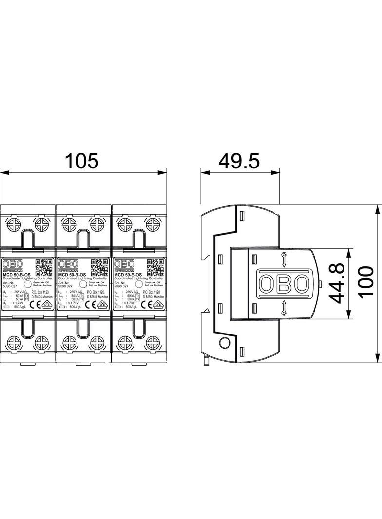 MCD 50-B/3-OS, COORDINATEDLIGHTNINGCONTROLLER