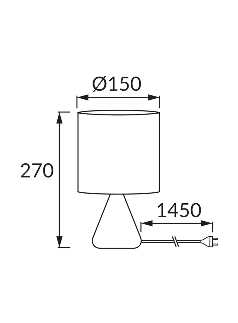 Lampka stołowa ATENA E14 A WHITE