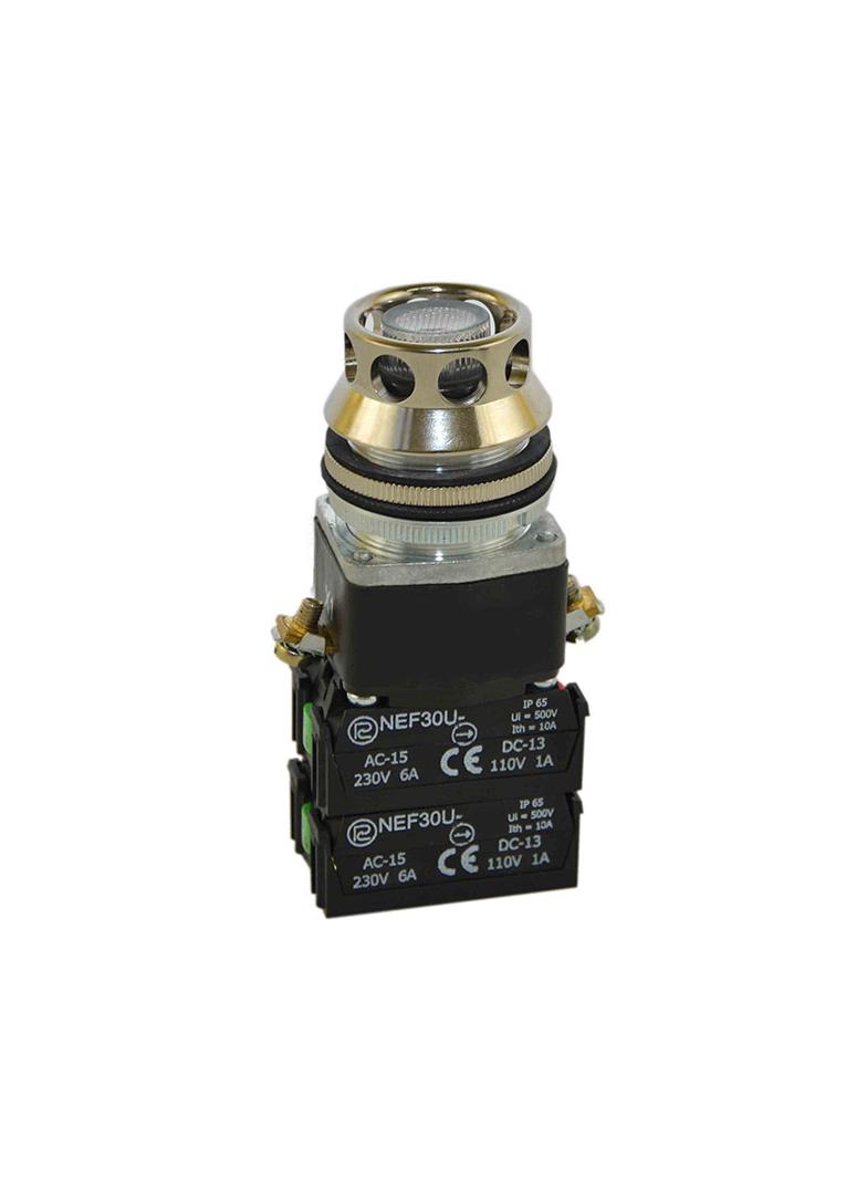Przycisk NEF30-UKL 2X2Y D24V bezbarwny
