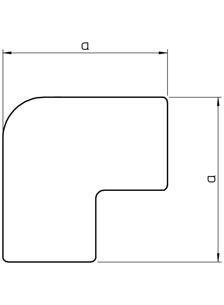 NAROŻE PŁASKIE WDK 10X30MM